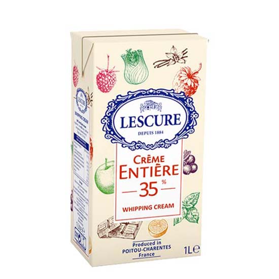 Lescure Френска Сметана 35.1% Whipping 1 л